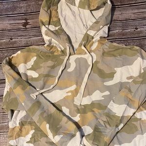 Camo hooded sweatshirt